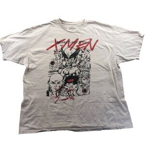 Marvel Mens X-Men Mutant & Proud T-Shirt 2XL White Short Sleeve Graphic Tee